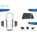 Sonnenschutz für BMW X1 (F48)  BJ. 2015-2022, Blenden 2-teilig hintere Türen