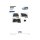 Car Shades for Volvo V40 Estade 96-04 Full Rear Set