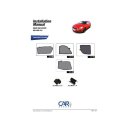 Sonnenschutz für Volvo V60 Kombi ab BJ 2019, Komplett Set