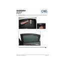 CAR SHADES VOLVO S80 4 DOOR 06-16 FULL REAR SET