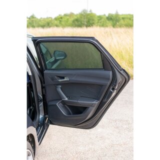 CAR SHADES Sonnenblenden Set Für Seat Leon IV HB 5-türig (2020-), 6-teilig – Schützt Vor Sonne & Blicken