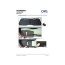 Car Shades Volvo V70 and XC70 Estate BJ. BJ. 2007-2016, set of 6