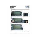 Car Shades for Volvo XC60 5-Door BJ. 2008–2017, (Set of 6) for