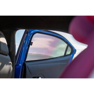 CAR SHADES Set  Rear Side Doors  Compatible With Opel Mokka 5 Doors 2020 2 Pieces Custom Fit Sunshades For Cars 2332124413 - View #2