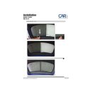 Car Shades for Mazda 6 Estate BJ. 08-12, (Set of 6) for