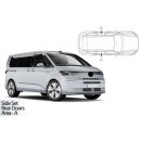 Car Shades for VW T7 Multivan 5dr 2022> Rear Door Set