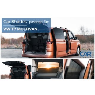 Sonnenschutz für VW T7 Multivan ab BJ.2022 ,Komplett Set