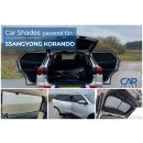 Sonnenschutz für Ssangyong Korando ab BJ. 2020, hinten und Heckscheibe