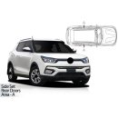 Sonnenschutz für Ssangyong Tivoli BJ. 2015-23, 2-teilig hintere Türen