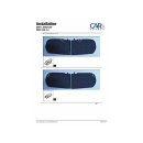 Car Shades for BMW 1er (E87) 5-Door BJ. 04-11, (Set of 4) for