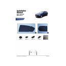 UV Car Shades BMW 1er (E87) 5-Door BJ. 04-11, set of 4