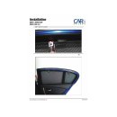 Car Shades for BMW 1er (E87) 5-Door BJ. 04-11, (Set of 4) for