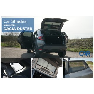 Sonnenschutz für Dacia Duster  ab BJ. 2024, Hinten + Heckscheibe