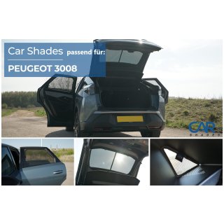 Car Shades for Peugeot 3008 5dr 2025> Full Rear Set