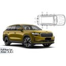 Sonnenschutz für Skoda Kodiaq ab BJ. 2024  hinten + Heckscheibe