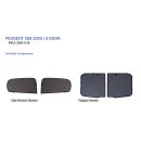 Car Shades for Peugeot 208 5dr 2019> Full Rear Set
