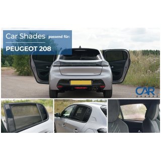 Sonnenschutz für Peugeot 208 ab BJ. 2025, Blenden hintere Türscheiben
