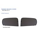 Car Shades for Peugeot 208 5dr 2019> Rear Door Set