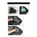 Car Shades for Mercedes Benz C-Klasse (W204) 4-Door BJ. 07-14, (Set of 6) for