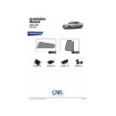 Sonnenschutz für Lexus IS 4-Türer BJ. 2012-2020, 2-teilig hintere Türen