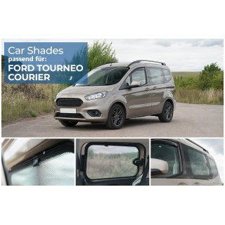 Car Shades for Ford Tourneo Courier 14-23 Rear Door Set