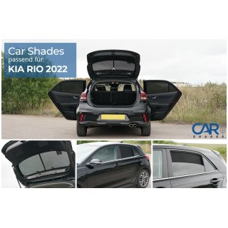 Car Shades for Kia Rio 17-23 Full Rear Set