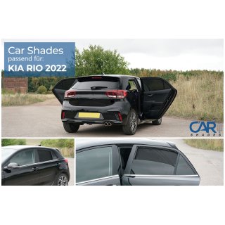 Car Shades for Kia Rio 17-23 Rear Door Set
