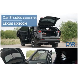 Car Shades for Lexus NX300 14-21 Full Rear Set