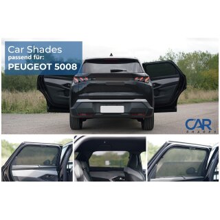 Sonnenschutz für Peugeot 5008  ab BJ. 2024, Blenden hintere Türscheiben