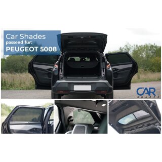 Sonnenschutz für Peugeot 5008  ab BJ. 2024, 6-teilig