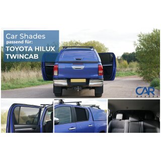 Car Shades for Toyota Hilux 16-20 Full Rear Set