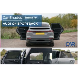 Car Shades for Audi Q4 Sportback 22> Rear Door Set