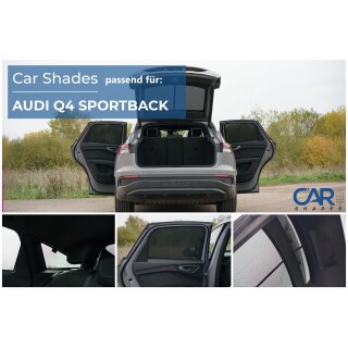 Car Shades for Audi Q4 Sportback 22> Full Rear Set
