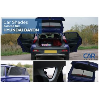 Car Shades for Hyundai Bayon 21> Full Rear Set