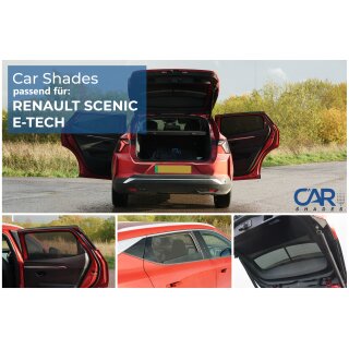 Sonnenschutz für Renault Scenic E-Tech ab BJ. 2023, Komplett Set