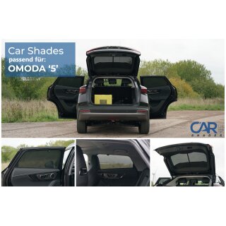 Sonnenschutz für Omoda E5 ab BJ. 2025, komplett Set 4 Teilig
