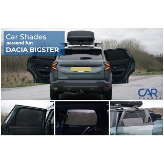 Car Shades for Dacia Bigster 25> Rear Door Set