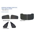 Sonnenschutz für Porsche Cayenne Coupé BJ. 2019-26, Blenden hinten + Heckscheibe