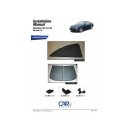 Car Shades for Mercedes Benz CLK (C209) 2-Door BJ. 02-09, (Set of 4) for