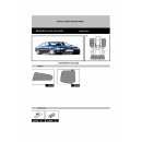UV Car Shades Mercedes Benz E-Klasse (W124) 4-Door BJ. 85-95, set of 4