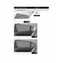 Sonnenschutz für Mercedes Benz E-Klasse (W124) 4-Türer BJ. 85-95, 4-teilig