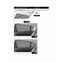 UV Car Shades Mercedes Benz E-Klasse (W124) 4-Door BJ. 85-95, set of 4