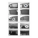 UV Car Shades Mercedes Benz E-Klasse (W211) 4-Door BJ. 02-08, set of 4