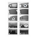 Car Shades for Mercedes Benz E-Klasse (W211) 4-Door BJ. 02-08, (Set of 4) for