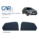 Sonnenschutz für Opel Corsa F 5-Türer BJ. 2019, Blenden 2-teilig hintere Türen