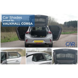 Sonnenschutz für Opel Corsa F 5-Türer ab BJ. 2019, Komplett-Set