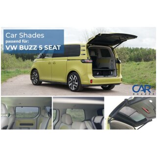 Sonnenschutz für VW ID.Buzz 5 Sitzer ab BJ.2022 ,Komplett Set
