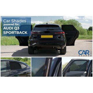 Sonnenschutz für Audi Q3 Sportback ab BJ. 2025, Blenden 2-teilig hintere Türen