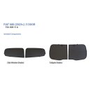 Sonnenschutz für Fiat 600 ab  BJ. 2023, 4-teilig hinten + Heckscheibe