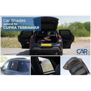 Sonnenschutz für CUPRA Terramar ab BJ. 2024, Komplett Set